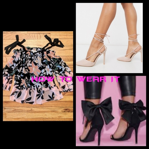 LOFT floral off shoulder blouse - Picture 6 of 9